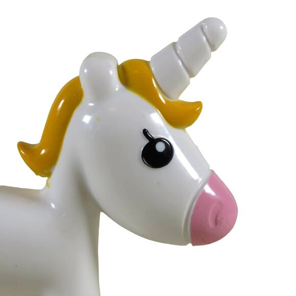 Unicorn Corn Cob Holders Set of 3- White Pink Yellow Kitchen Gadgets - Picture 6 of 11